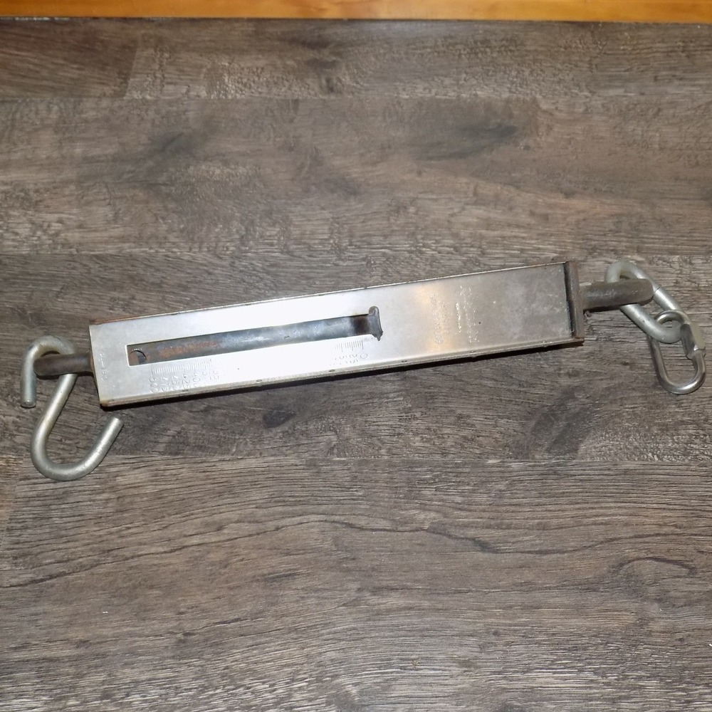 Chatillon Hanging Spring Scale Industrial 500lb Type-160 Vintage